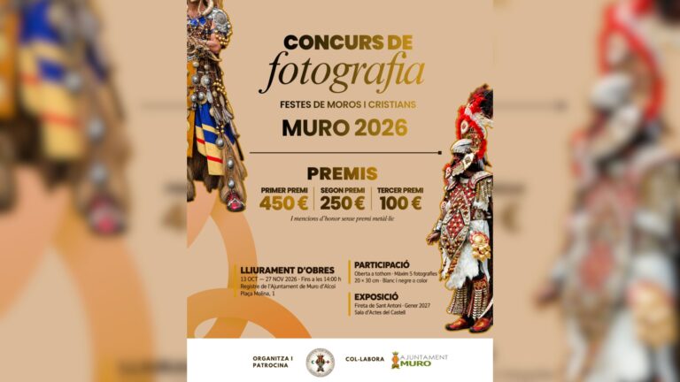 Muro convoca el concurs de fotografia de les Festes de Moros i Cristians 2026